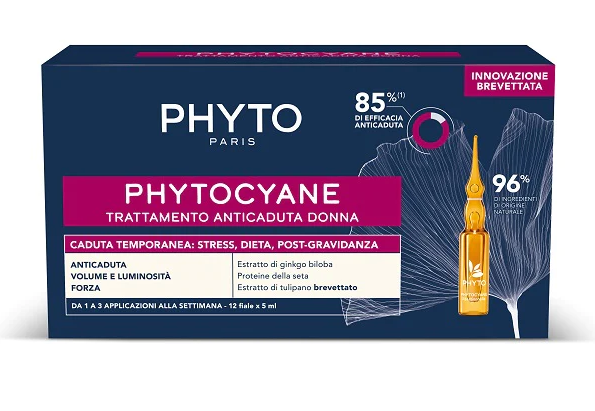 PHYTOCYANE FIALE DONNA CADUTA TEMPORANEA 12 FIALE 5ML